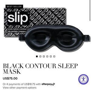 Black Contour Sleep Mask